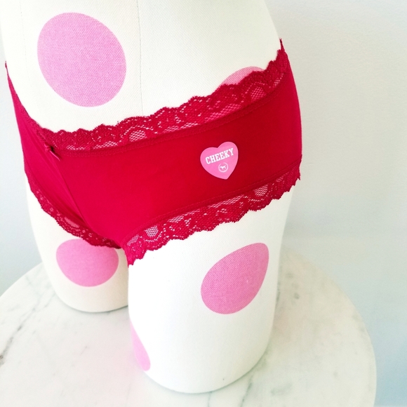 Victoria's Secret PINK Vintage Low Rise Hipster Cheeky Graphic Panty NWT - Picture 4 of 12